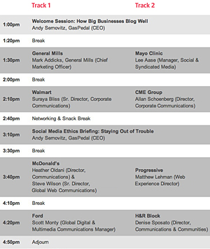 Blogwell Agenda BlogWell Agenda graphic
