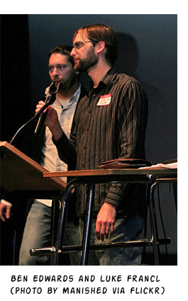 Ben Edwards & Luke Francl, Minnedemo hosts and organizers